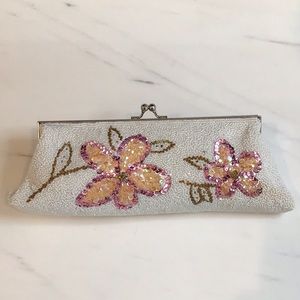 Beaded and sequined handbag